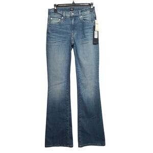 Edwin Lark Mid-Rise Bootcut Jeans Size 25 Blue NWT Stretch